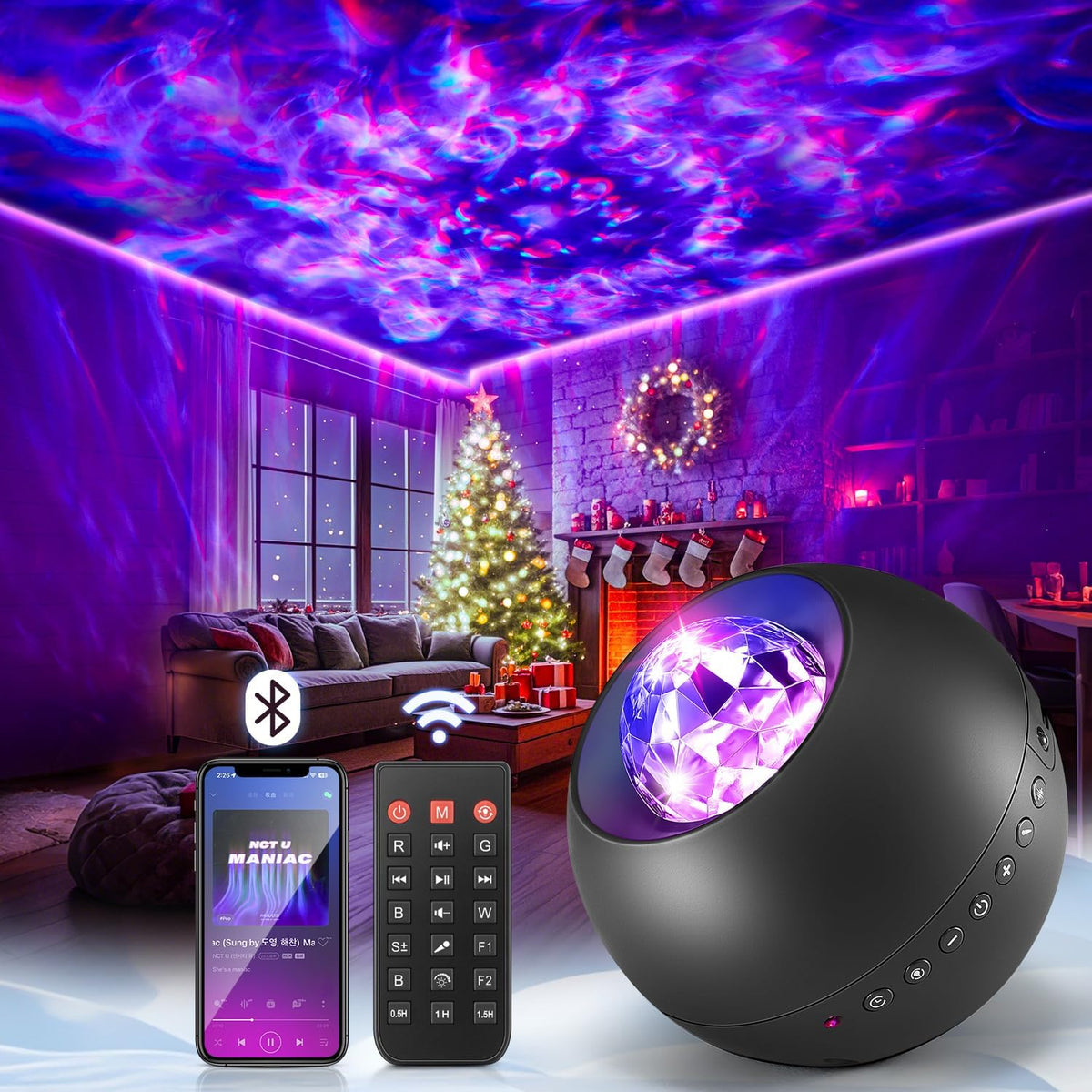 Galaxy Projector, Vibrant Galaxy Light