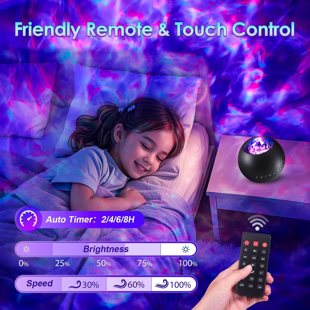 Galaxy Projector, Vibrant Galaxy Light